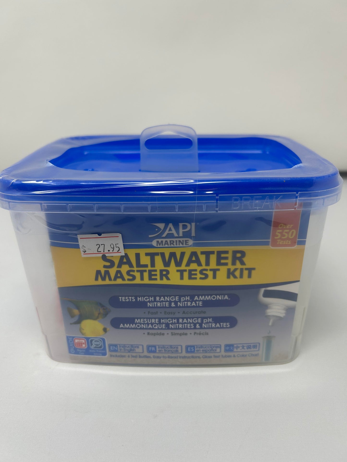 API Marine SALTWATER Master Test Kit Over 550 Tests – Nj Pets Store