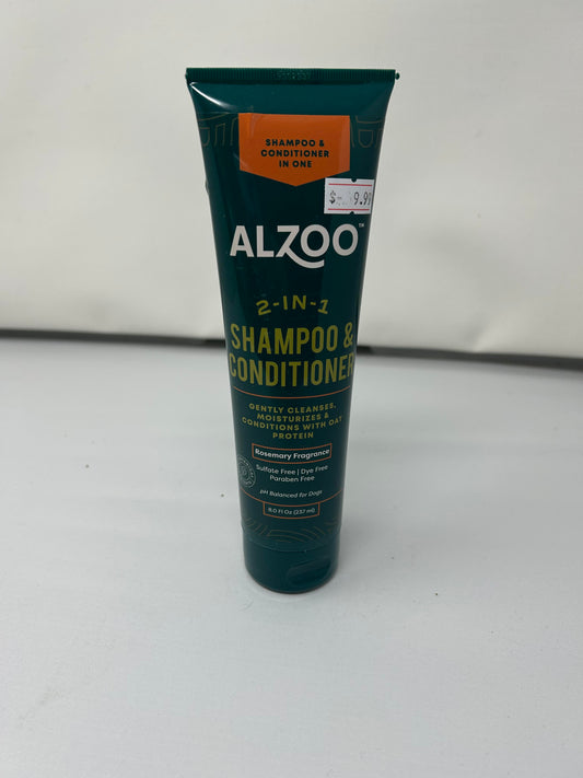 Alzoo Shampoo&Conditioner 2in1 Rosemary Frag, 8 fl oz